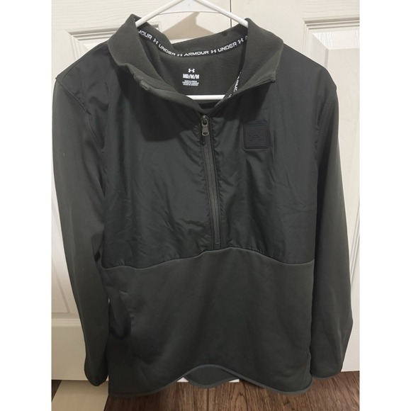 Under Armour Other - UNDER ARMOUR UA Storm Fleece ½ Zip Jacket with pockets Men's Medium Olive‎ Green